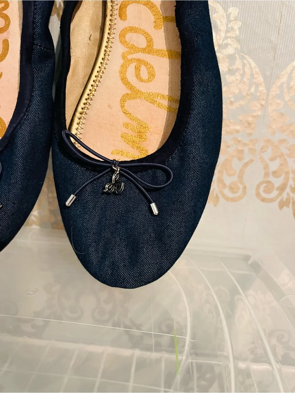 Sam Edelman Chambray Ballet Flats